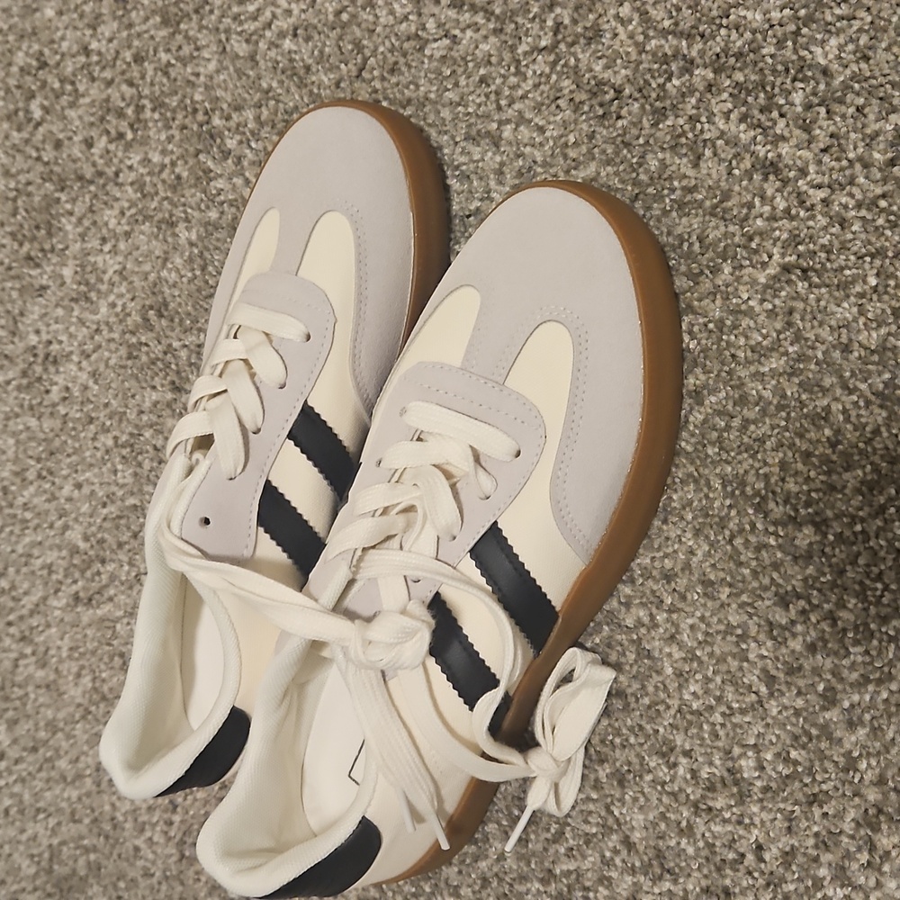 Classic Black and White Sneakers